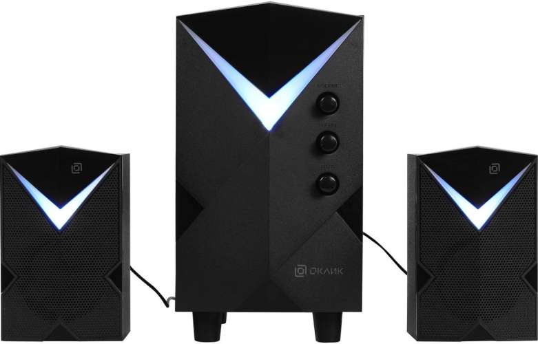Колонки Bluetooth Oklick OK-426,  2.1,  черный [ws-232]